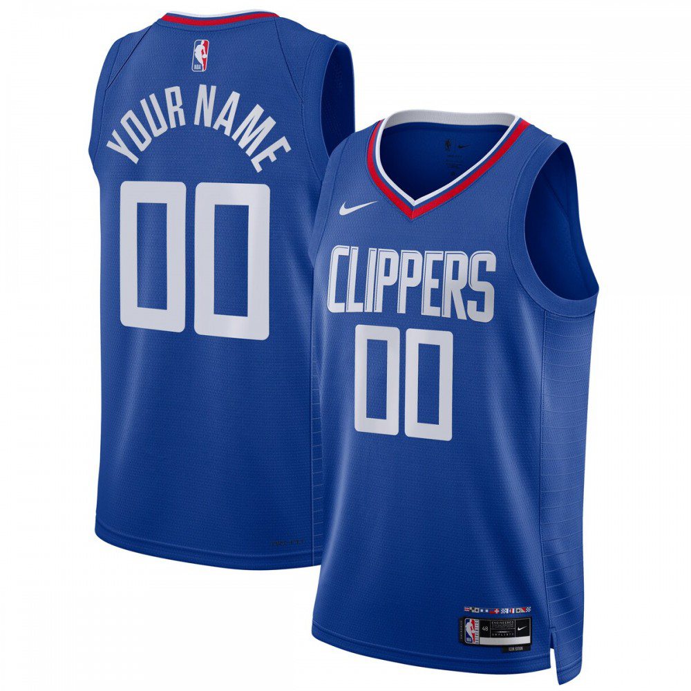 LA Clippers Unisex 2022/23 Swingman Custom Jersey Royal - Icon Edition-Pro Kit Vault | Brand New 26/27 Sports Jerseys
